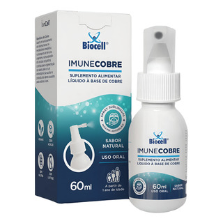 Imunecobre Suplemento Alimentar Ionizado Spray 60ml Biocell Imunecobre Suplemento Alimentar Ionizado Spray 60ml Biocell