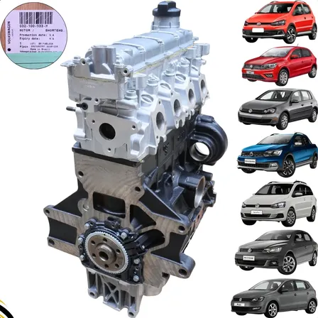 Motor Vw Ea111 1.6 8v Gol Fox Polo Voyage Golf Completo 0km