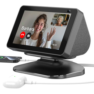 Base De Carga Magnética Plusacc Para Echo Show 5 (primera Y Base De Carga Magnética Plusacc Para Echo Show 5 (primera Y