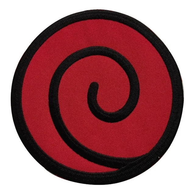 Parche Bordado Naruto Clan Uzumaki Anime Naruto Circulo Rojo