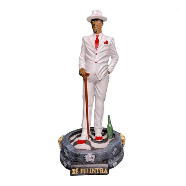 Imagem Zé Pelintra (b) (r) Premium 37cm - Umbanda