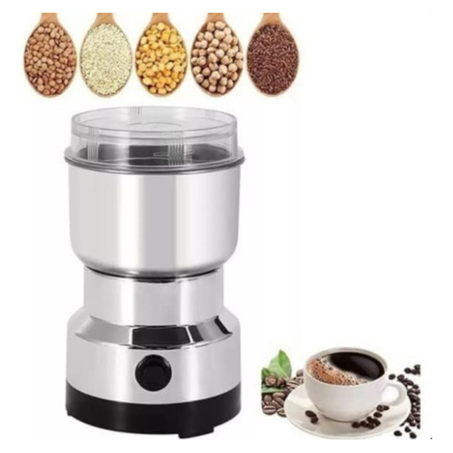 Processador Café Moedor Grãos Elétrico Triturador Inox 110v Processador Café Moedor Grãos Elétrico Triturador Inox 110v