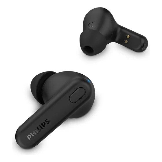 Auriculares inalámbricos Philips True Tat1108Bk/00 color negro