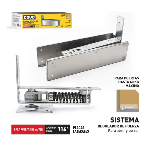 Bisagra De Piso P/puerta Vaiven