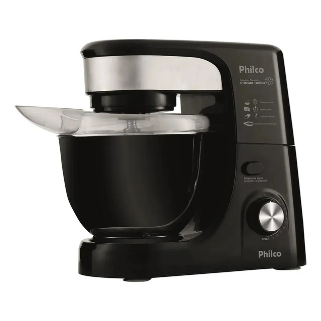 Batedeira Planetária 12 Veloc Php500 500w Preta Philco Preto 127v