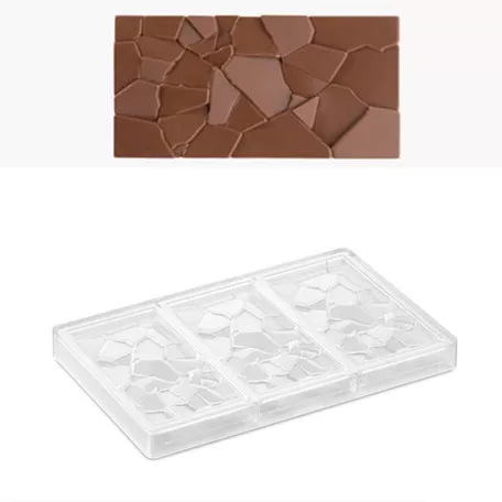 Molde Policarbonato Tableta Crush Chocolate