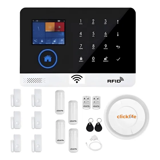 Alarmas Casa Negocio Wifi Inalámbrica App Tuya Kit10