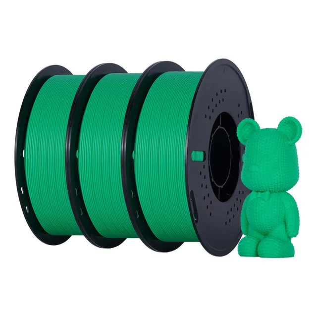 3kg/lote Kingroon Pla Filamento Para Impresora 3d 1.75mm Color Verde