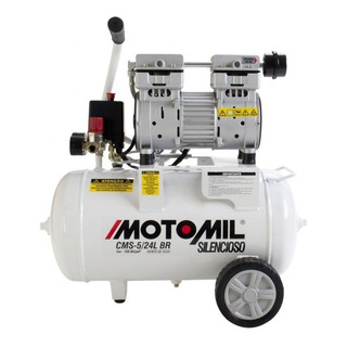 Compressor Ar Odontológico Motomil 24l 220v Mono Sem Óleo Compressor Ar Odontológico Motomil 24l 220v Mono Sem Óleo
