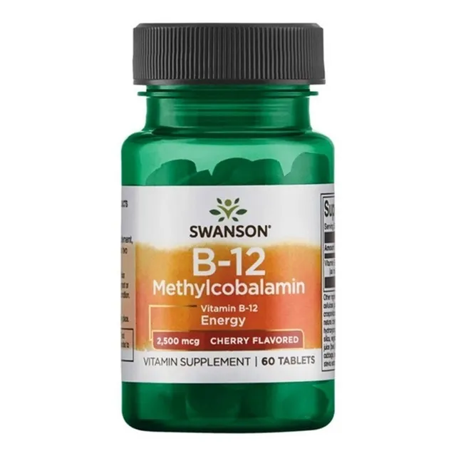 Vitamina B12 Metilcobalamina 2500 Mcg Con 60tabs Sublingua