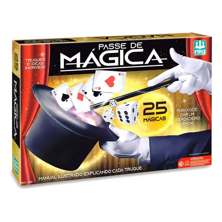 Mágicas Jogo De Magia Nig Brinquedos Com Cartas E Varinha Mágica