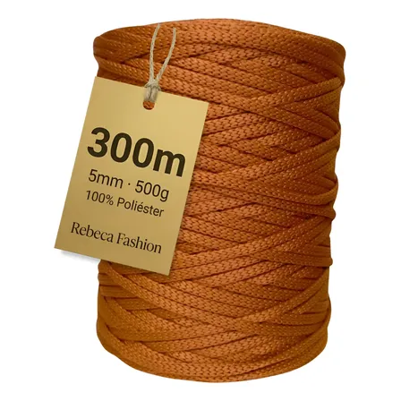 Fio Náutico 5mm 500g 300m Poliéster Crochê Macramê Bolsas
