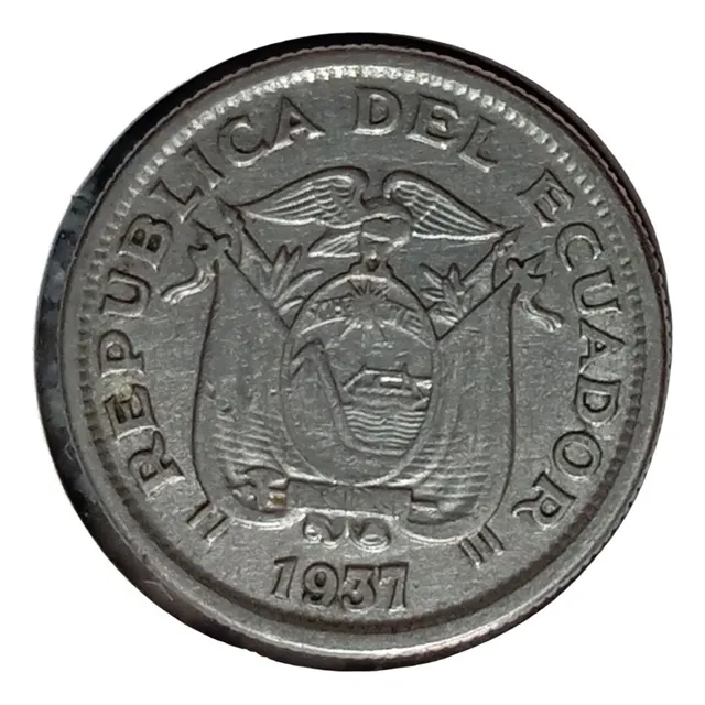  Moneda Ecuador  1937 1 Sucre Bonita 
