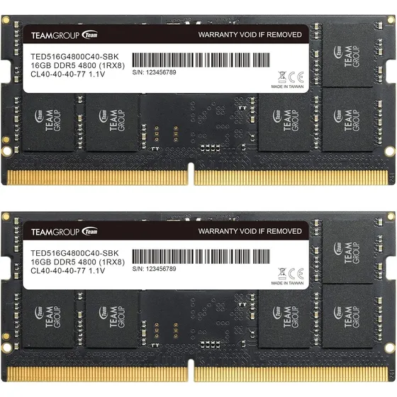 Memoria Ram Teamgroup Elite Ddr5 32gb 2x16gb 4800mtz Sodimm