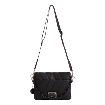 Cartera Bandolera Andes Tote Bag Juanita Jo Mujer Dama Negro Lisa Cartera Bandolera Andes Tote Bag Juanita Jo Mujer Dama Negro Lisa