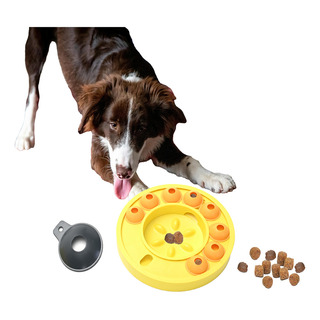 Juguete Interactivo De Premios Y Alimento Para Perros Color Amarillo Juguete Interactivo De Premios Y Alimento Para Perros Color Amarillo