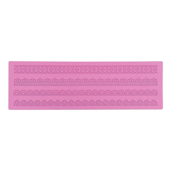 Molde Encaje Comestible 4 Diseños Silicona