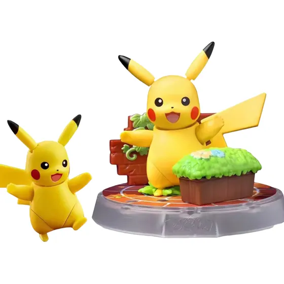 Muñeco Blokees Pokemon Original Bloques P/ Armar Pikachu
