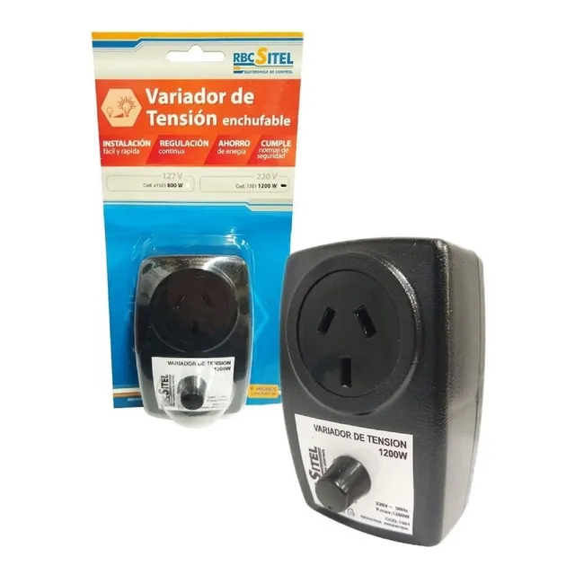 Variador De Tensión Enchufable 1200w, Ideal Guirnaldas