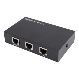 Switch De Rede Rj45 2 Em 1 Saída Ou 1 Em 2 Saídas 100m 1000m Switch De Rede Rj45 2 Em 1 Saída Ou 1 Em 2 Saídas 100m 1000m