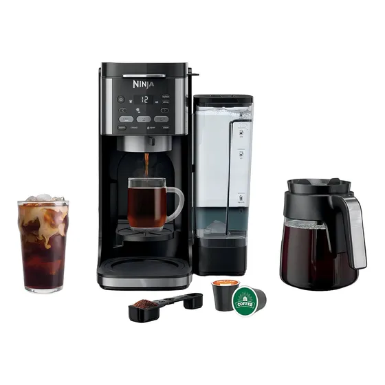 Cafetera Ninja Cfp105co Dualbrew Hot & Iced K-cups 14 Tazas Color Negro