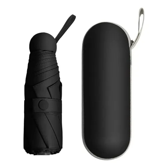 Mini Paragua De Bolsillo Sombrilla Plegable 8huesos Rayos Uv