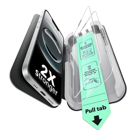Lamina Mica Vidrio Esr Para iPhone 16e / 14 / 13 (2un)