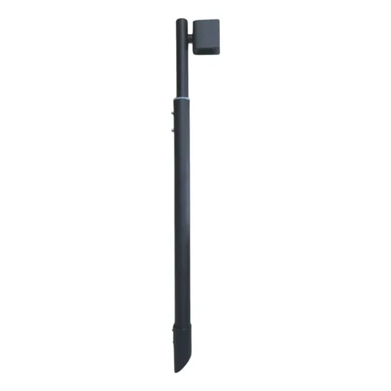 Tensor Pared Vidrio 45° Ajustable 40 A 60cm Negro Mate