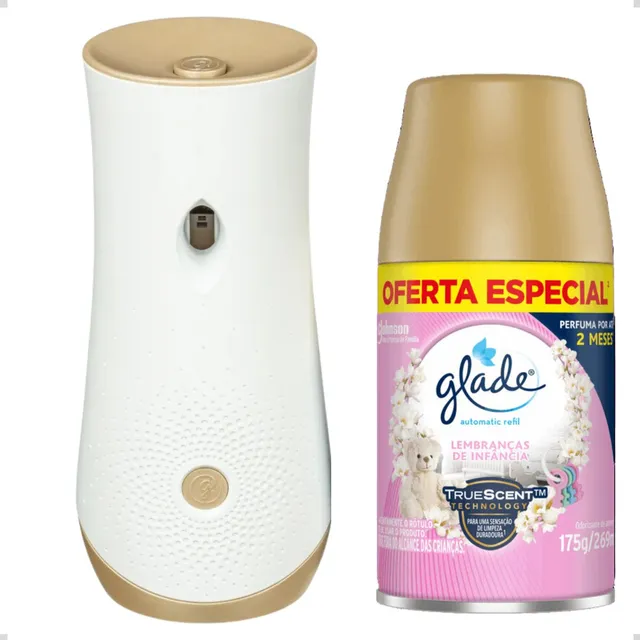 Aromatizante Glade Automatic Dura Até 60 Dias Aparelho Refil