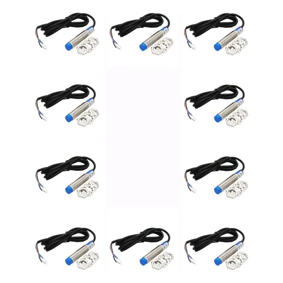 Kit 10 Sensor Indutivo M12 Na (5v~36v) - Npn Pnp  Lj12a3-4-z
