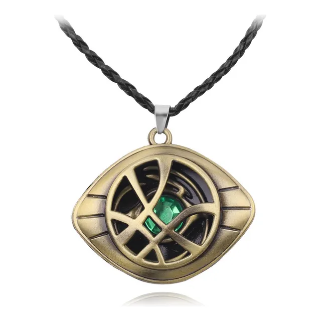 Collar Dorado Ojo De Agamotto Abierto Dr Strange Marvel Ucm