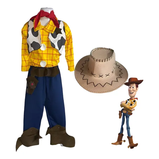 Disfraz Vaquero Woody Soy Story + Sombrero 