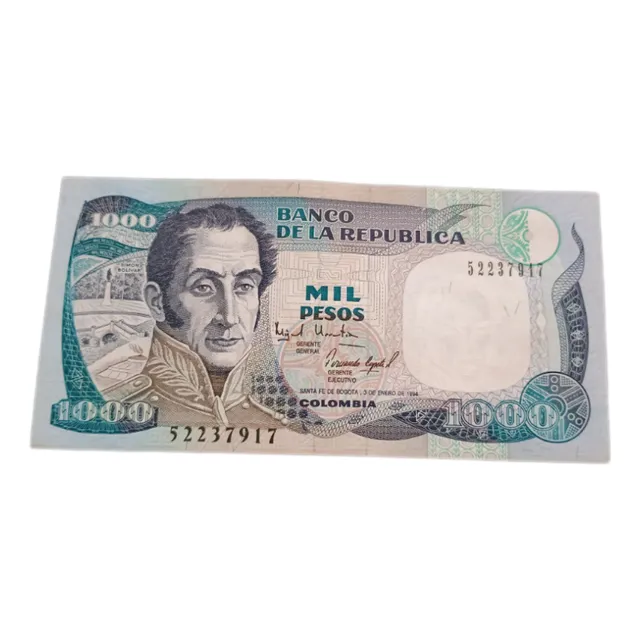 Billete 1000 Pesos 1994 De Colombia