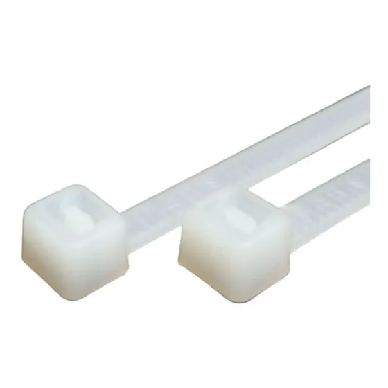 200 Unidades Cinta Plastica 28cm Abraçadeira Nylon 280mm Cor Branco/natural