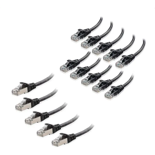 Paquete De 10 Cables Ethernet Cat6 Sin Enganches De 3 M En N