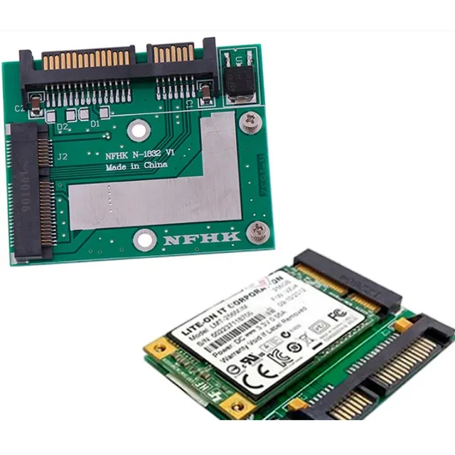 Adaptador Msata Ssd A Sata 2,5 De 6,0 Gps  Mini Pcie Ssd