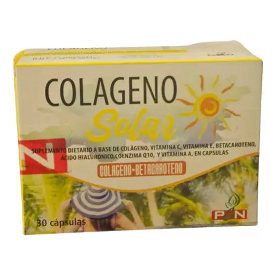 Suplemento Pgn Cormillot Colágeno Solar Colágeno Betacarotero 30 Cápsulas Sin Sabor