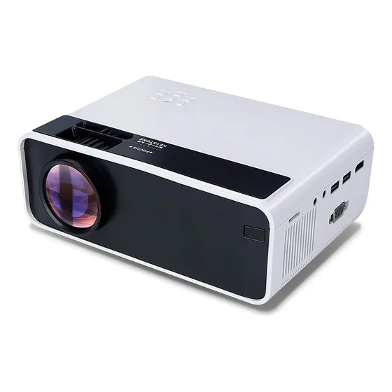 Projetor Smart Led Wifi Bluetooth 7500 Lumens Full Hd Cinema Cor Branco 127/220v