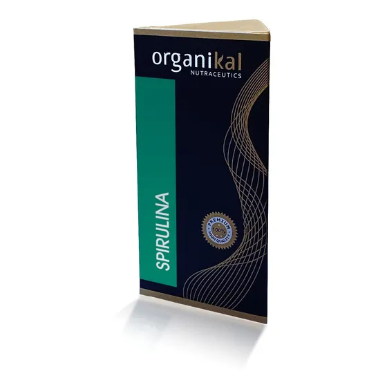Pack X2 Organikal Spirulina En Capsulas Micro Alga Vit B12
