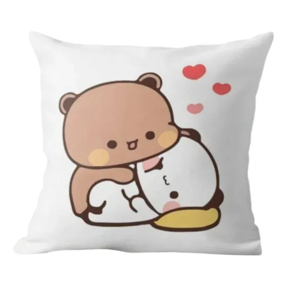Funda Para Almohada Ositos Bubu Y Dudu 45x45cm