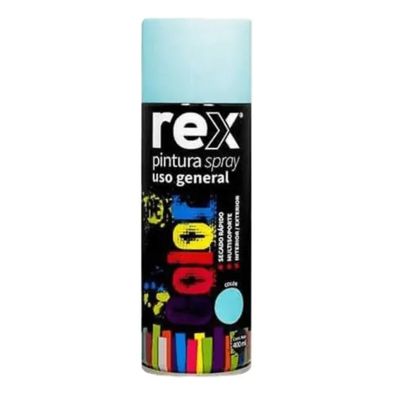 Pintura Spray General Color Celeste 400 Ml Rex 60004
