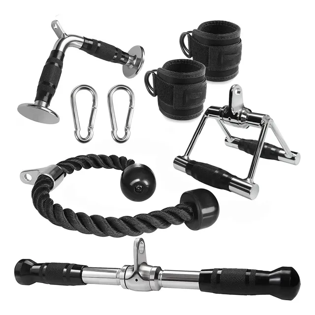 Accesorio Triceps Maquina Cable Para Gimnasio Casa Lat