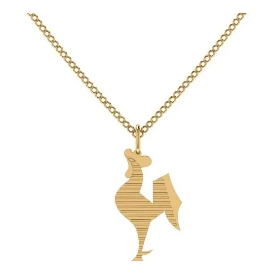 Pingente De Ouro 18k 750 Galo Atlético Mineiro  