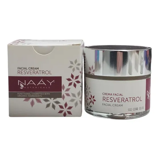 Naay Crema Facial Resveratrol Para Manchas Y Arrugas 50 Ml
