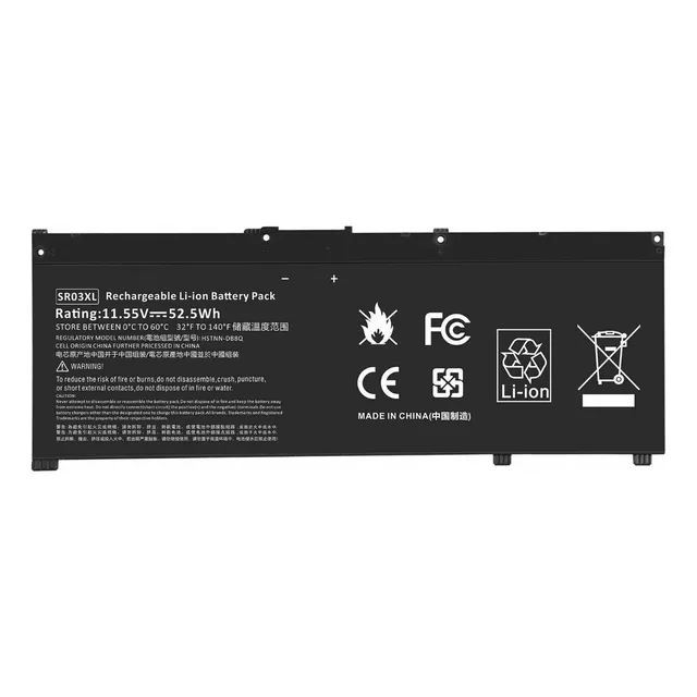 Bateria Hp Envy X360 15-cn0000 Tpn-c133 Tpn-c134 Sr03xl SR04xl Color de la batería Negro Genérica