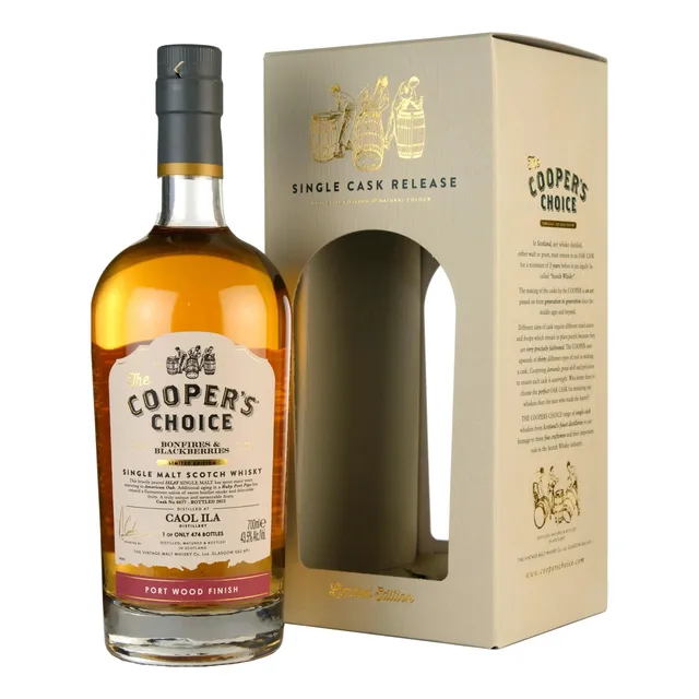 Whisky Cooper Choice Caol Ila  700ml . Envio Gratis