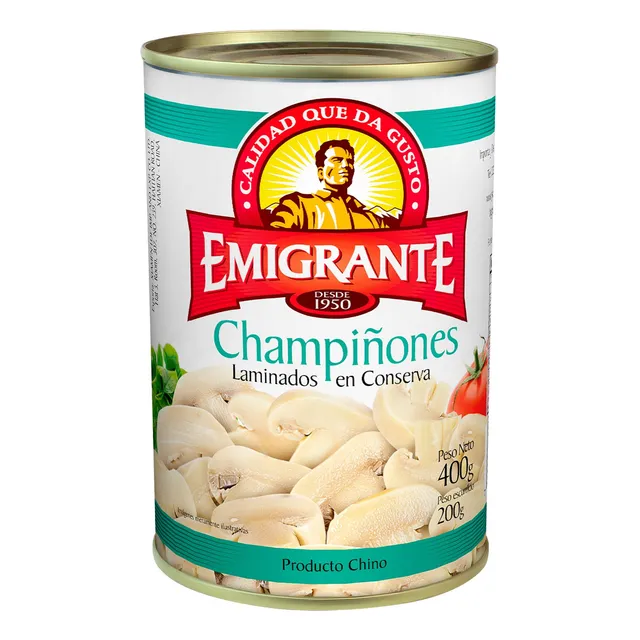 Champiñones Laminados Emigrante 400 Grs