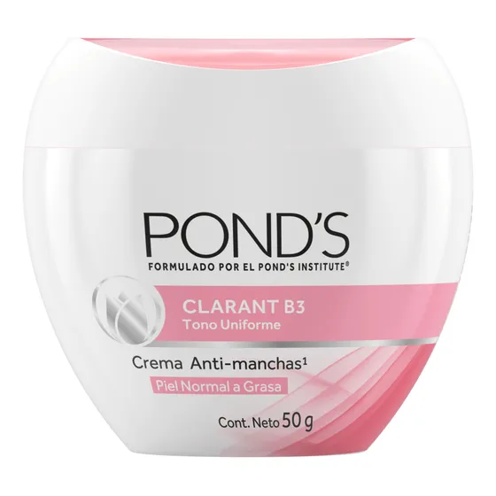 Crema Ponds Clarant B3 Piel Normal A Grasa 50 Gr Original