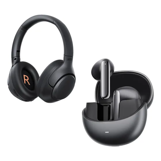 Qcy H3 Anc Auricular Inalambrico Ailybuds Pro+ Color Negro