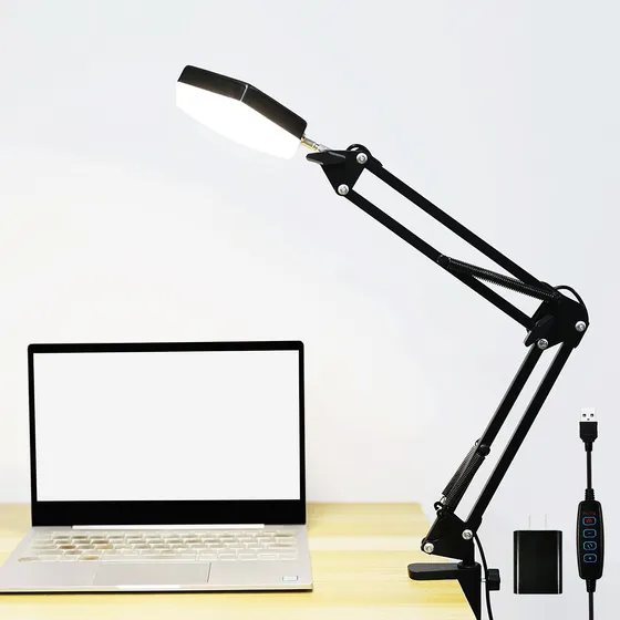 Lampara Led Escritorio Abrazadera Para Oficina Casa 3 10